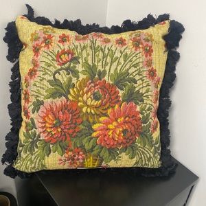 Gucci floral throw pillow